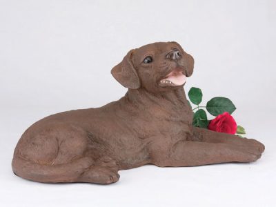 chocolate labrador figurine PetsToRemember.com