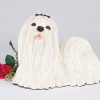 white maltese figurine PetsToRemember.com