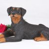 black miniature pinscher figurine PetsToRemember.com