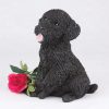 black miniature poodle figurine PetsToRemember.com