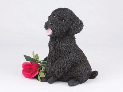 black miniature poodle figurine PetsToRemember.com