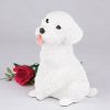 white miniature poodle figurine PetsToRemember.com