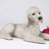 gray poodle figurine PetsToRemember.com