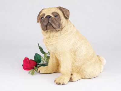 fawn pug figurine PetsToRemember.com