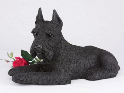 black schnauzer figurine PetsToRemember.com