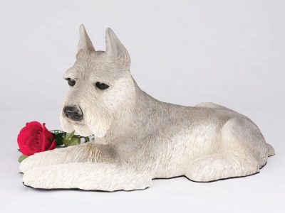 gray schnauzer figurine PetsToRemember.com