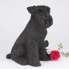 black schnauzer figurine PetsToRemember.com