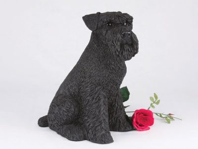 black schnauzer figurine PetsToRemember.com