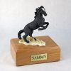 black mustang horse urn PetsToRemember.com