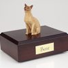 Tan Siamese Cat Figurine Urn PetsToRemember.com