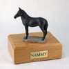 Standing Black Horse Pet Figurine Urn PetsToRemember.com