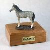 Gray Horse Figurine Urn PetsToRemember.com