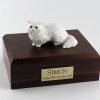 White Angora Cat Figurine Urn PetsToRemember.com