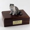 Grey Persian Cat Figurine Urn PetsToRemember.com