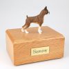 Brindle Boxer Ears Up Dog Urn PetsToRemember.com