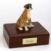 Boxer Dog Figurine Urn PetsToRemember.com