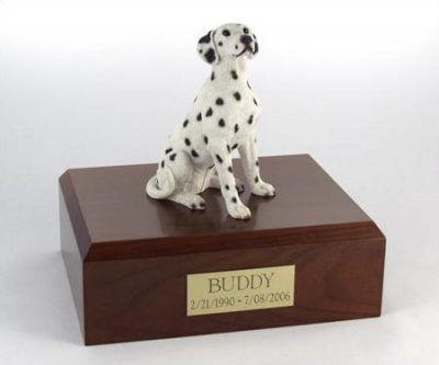 Sitting Dalmatian Dog Urn PetsToRemember.com