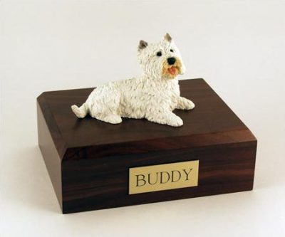 westie dog pet urn PetsToRemember.com