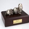 3 Gray Bunnies Figurine Urn PetsToRemember.com