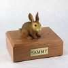 Brown Rabbit Figurine Urn PetsToRemember.com