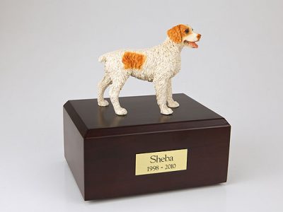 brown brittany dog urn PetsToRemember.com