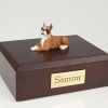 Fawn Boxer Dog Figurine Urn PetsToRemember.com
