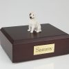 White Bull Terrier Dog Pet Figurine Urn PetsToRemember.com