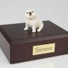 White Bulldog Figurine Urn PetsToRemember.com