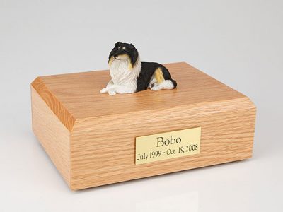 Collie Dog Figurine Urn PetsToRemember.com