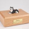 Black Husky Dog Urn PetsToRemember.com