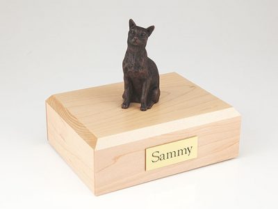 Bronze Siamese Cat Figurine Urn PetsToRemember.com