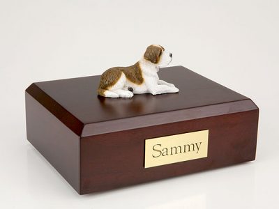 Saint Bernard Dog Pet Figurine Urn PetsToRemember.com