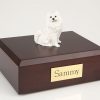White Samoyed Dog Pet Figurine Urn PetsToRemember.com