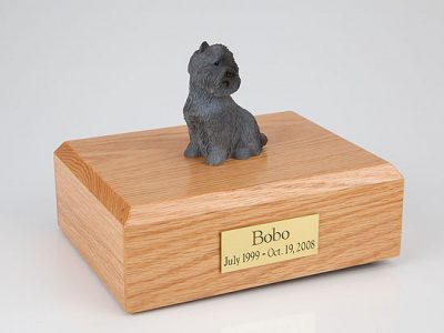 black cairn terrier pet urn PetsToRemember.com