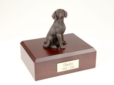 Bronze Beagle Dog Figurine Urn PetsToRemember.com