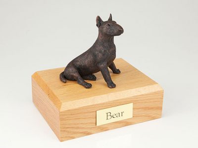 bronze bull terrier dog urn PetsToRemember.com