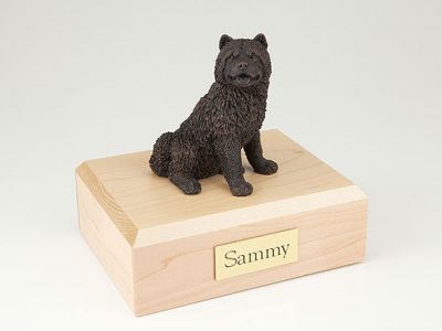 Bronze Chow Chow Dog Pet Figurine Urn PetsToRemember.com