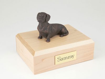 Bronze Dachshund Dog Pet Figurine Urn PetsToRemember.com