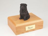 Dog, Shar Pei, Bronze