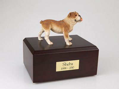 Bulldog Dog Figurine Urn PetsToRemember.com