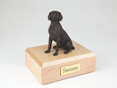 bronze weimaraner dog urn PetsToRemember.com