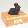 Bronze Rabbit Pet Figurine Urn PetsToRemember.com