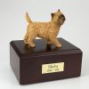 Brown Cairn Terrier Figurine Urn PetsToRemember.com