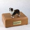 Australian Shepherd Brown Dog Figurine Urn PetsToRemember.com