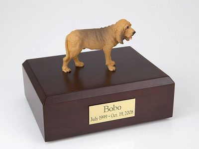 Bloodhound Dog Figurine Urn PetsToRemember.com