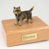 brindle cairn terrier dog urn PetsToRemember.com