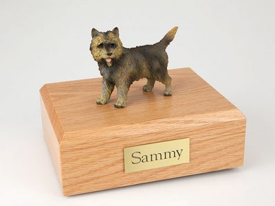 brindle cairn terrier dog urn PetsToRemember.com