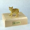 Red Tabby Manx Cat Figurine Urn PetsToRemember.com
