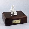 White Shorthair Car Figurine Urn PetsToRemember.com