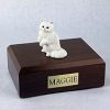 White Persian Cat Figurine Urn PetsToRemember.com